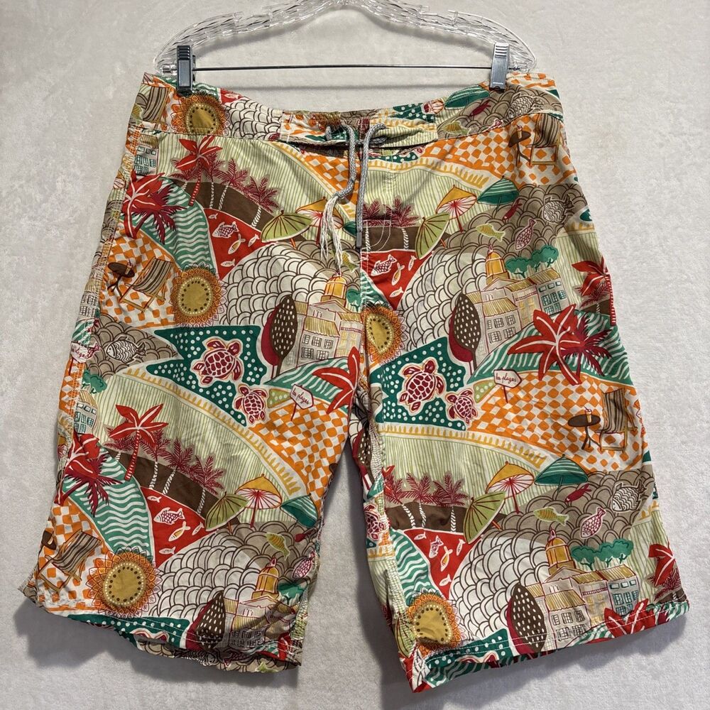 Vilebrequin Saint Tropez Turtle Beach Board Shorts Swim Beach Pool Men’s XXL